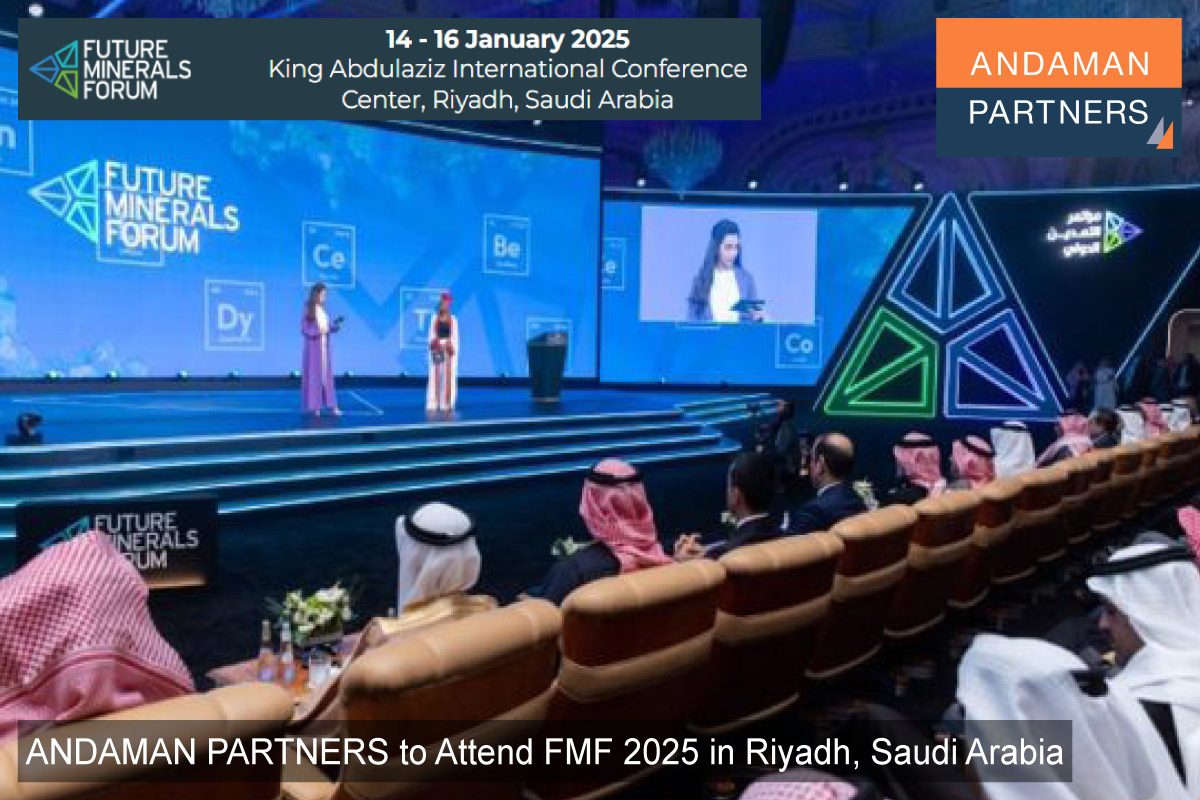 Read more about the article ANDAMAN PARTNERS to Attend Future Minerals Forum 2025 in Riyadh, Saudi Arabia