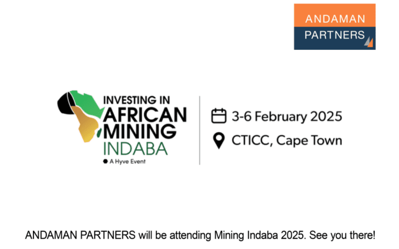 ANDAMAN PARTNERS to Attend African Mining Indaba 2025 in Cape Town