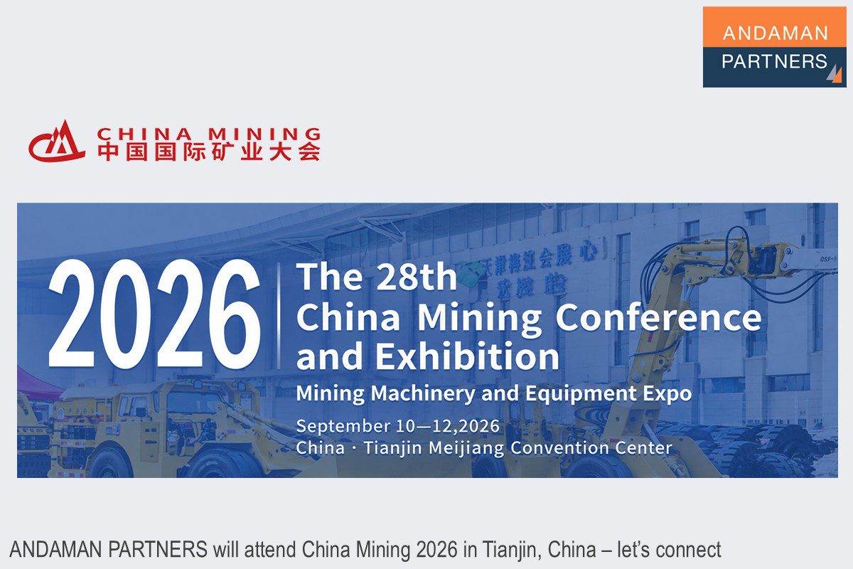 Read more about the article ANDAMAN PARTNERS to Attend China Mining 2026 in Tianjin, China